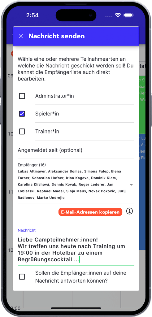 Nachrichten senden